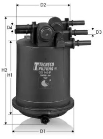 TECNECO FILTERS gs143p -  Топливный фильтр